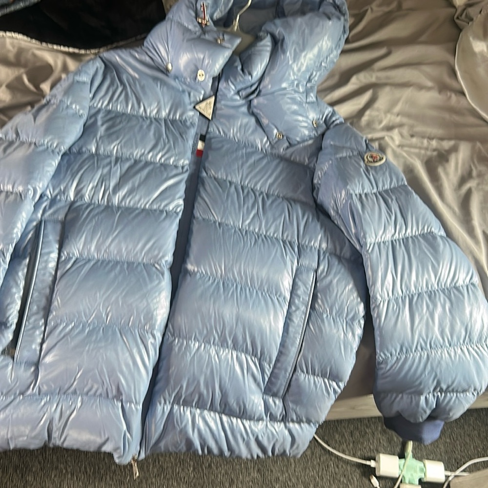 Moncler Light Blue Puffer Jacket